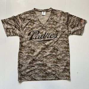San Diego Padres Andrew Cashner # 34 Camo Jersey Shirt Size X Large Toyota